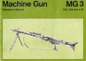 Machine Gun MG3 Operators Manual 