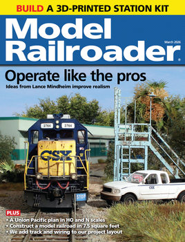 Model Railroader 2026-03