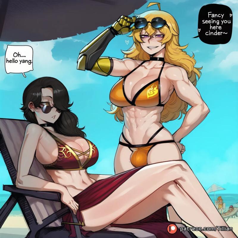 Tillian - Yang Xiao Long x Cinder Fall AI Porn