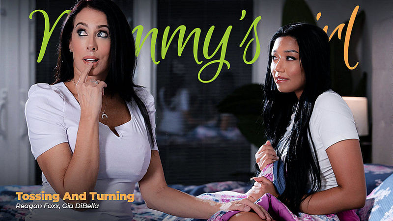 MommysGirl/AdultTime: Reagan Foxx, Gia DiBella  Tossing, Turning [FullHD 1080p]