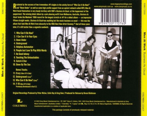 Men At Work  - Business as Usual (1981)(2003) Lossless