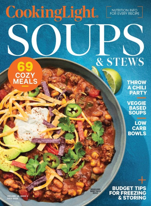Cooking Light Soups & Stews – Fall 2025