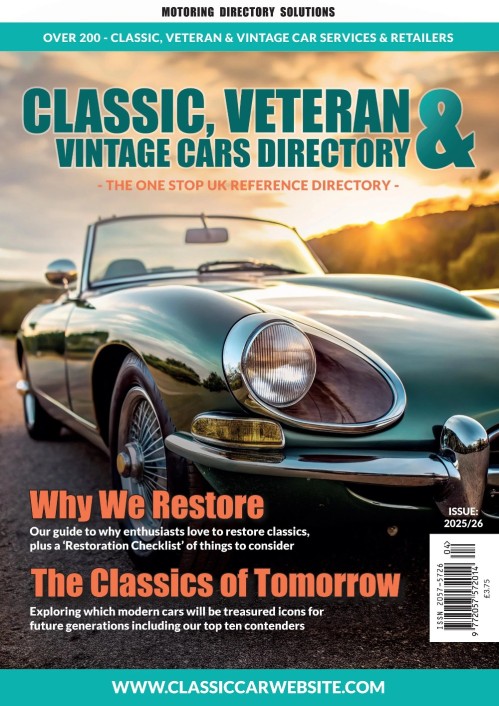 Classic, Veteran & Vintage Car Directory 2025/2026