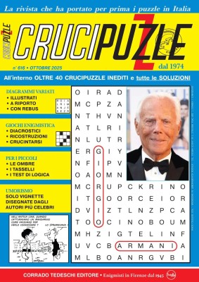 Crucipuzzle N.616 - Ottobre 2025