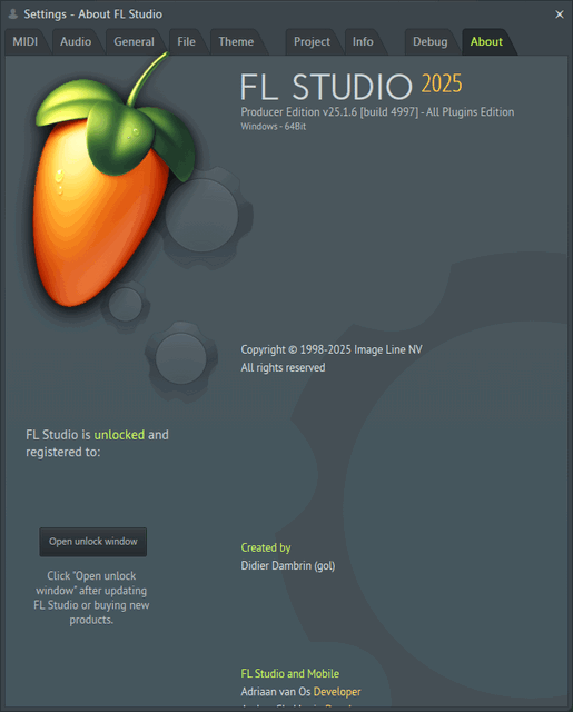 FL Studio Producer Edition v25.1.6 Build 4997