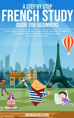 Cover: Learn French for Beginners in Your Car or While You Sleep - Michel Leandres