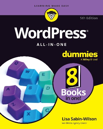 Cover: WordPress All-in-One For Dummies - Sabin-Wilson, Lisa