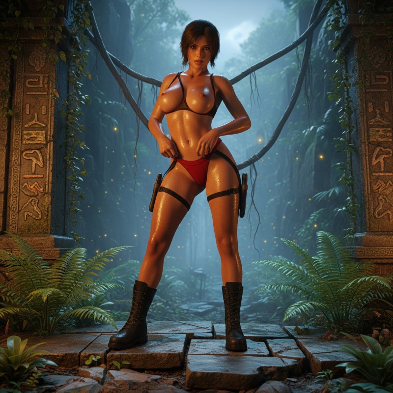 [NightFox] Lara Croft Wild Temptress Porn Comic
