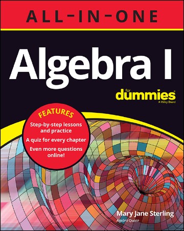 Cover: Algebra I All-in-One For Dummies - Sterling, Mary Jane