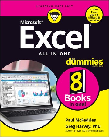 Cover: Excel 2016 All-In-One For Dummies - Harvey, Greg