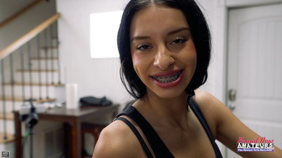 Latina Liliana - Liliana 18yo Braces Latina for Yoga & Yogurt!!