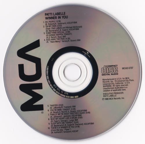 Patti LaBelle – Winner In You (1986) Lossless Patti LaBelle – Winner In You (1986) Lossless