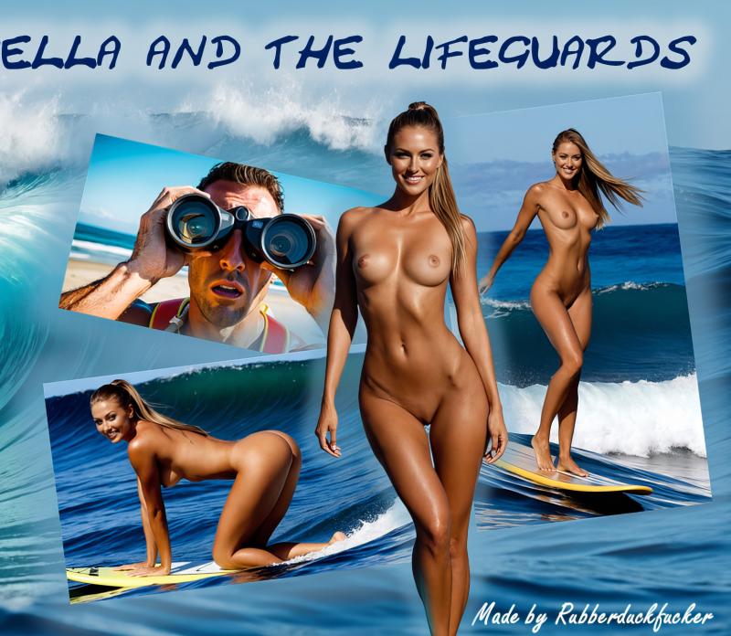 RubberDuckFucker - Gabriella and the lifeguards - Complete AI Porn