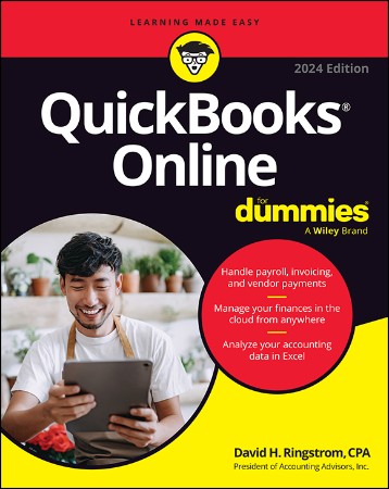 Cover: QuickBooks Online for Dummies - Marmel, Elaine