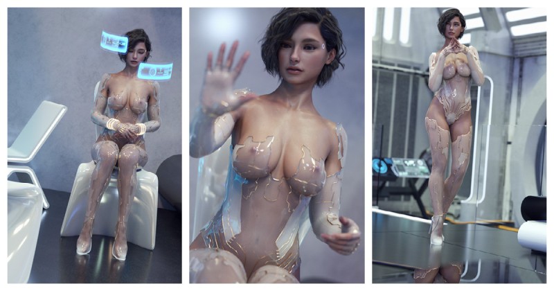 [haneto] ANDROID 3D Porn Comic