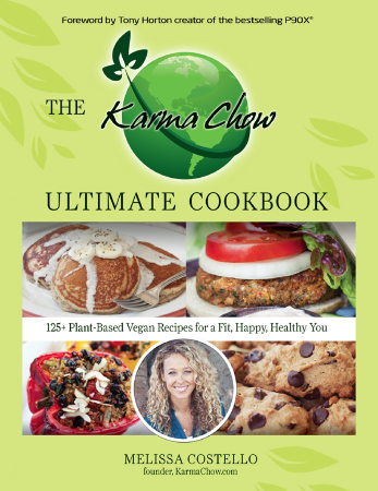 Cover: The Karma Chow Ultimate Cookbook: 125+ Delectable Plant-Based Vegan Recipes for a Fit, Happy, Healthy You - Costello, Melissa