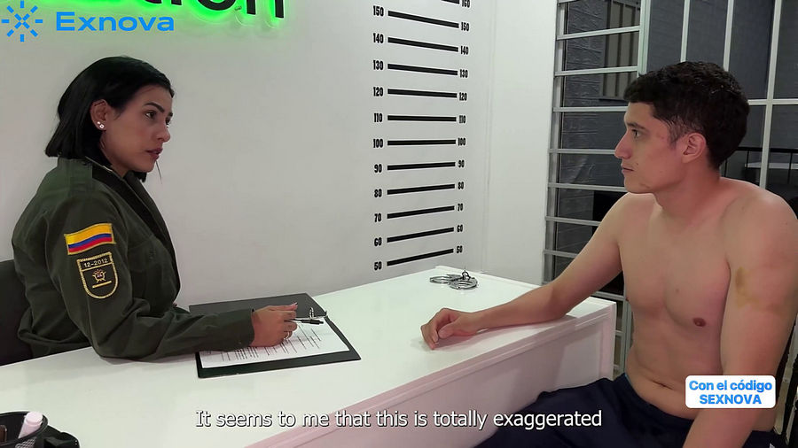 Colombian Police Stop a Nerdy Guy and Fuck Him In The Station Until Creampie Pipeboy1 and Kylei Ellish Pipeboy (Onlyfans) FullHD 1080p