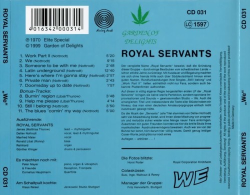 Royal Servants - We (1970)(1999) Lossless