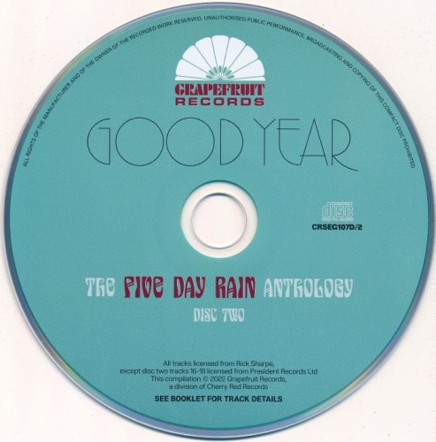 Five Day Rain - Good Year: The Five Day Rain Anthology (2022) 2CD Lossless Five Day Rain - Good Year: The Five Day Rain Anthology (2022) 2CD Lossless