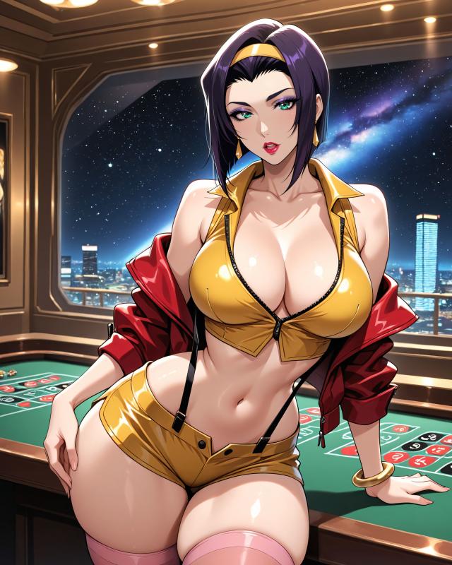 Konoha Waifus - Faye Valentine’s Stellar Sin AI Porn