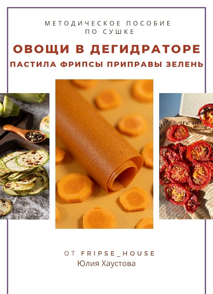 Юлия Хаустова - Овощи в дегидраторе: пастила, фрипсы, приправы, зелень (2025/PDF/MP4)
