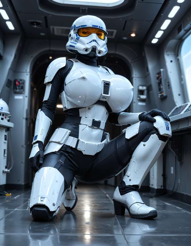 [Vybdgosch] Busty Stormtrooper AI Porn