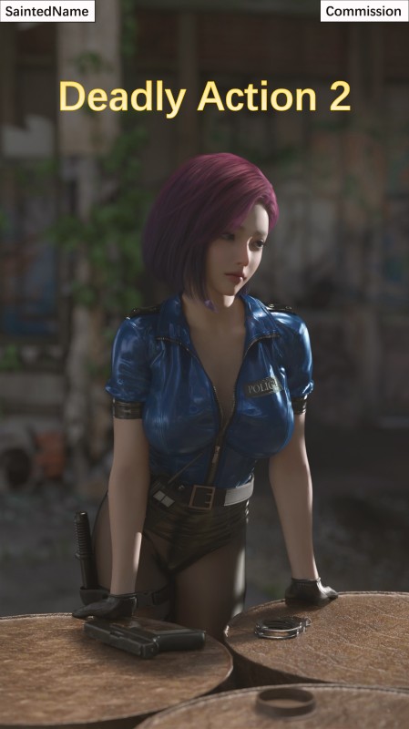 [saintedname] Deadly Action 2 [English] 3D Porn Comic