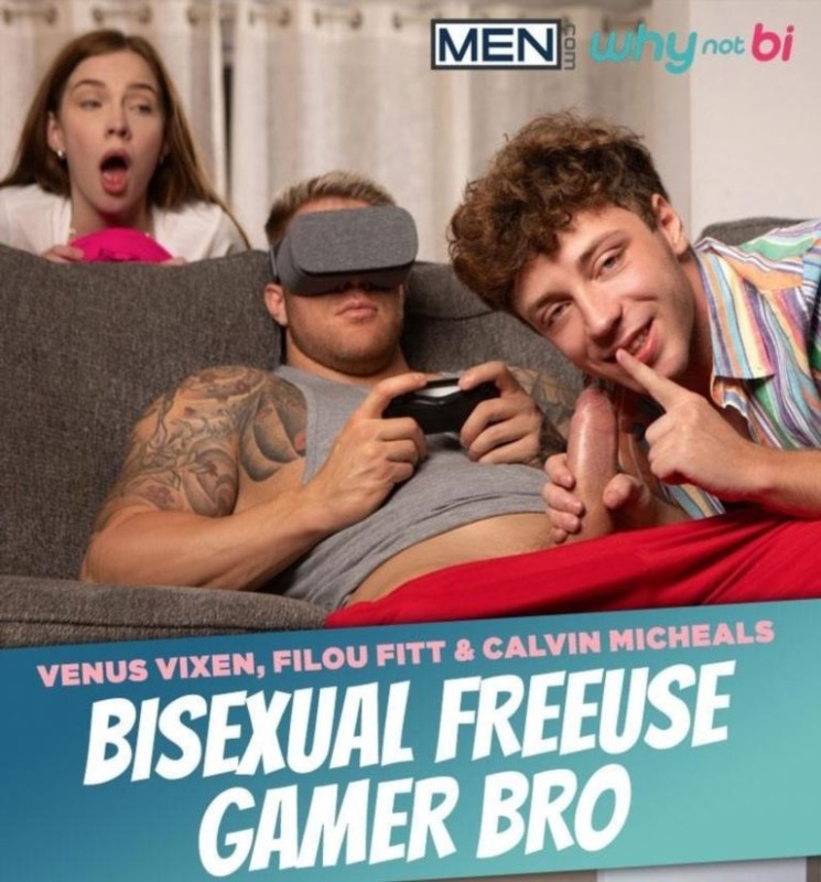 Venus Vixen, Filou Fitt, Calvin Micheals- Bisexual Freeuse Gamer Bro  - [2.37 GB]