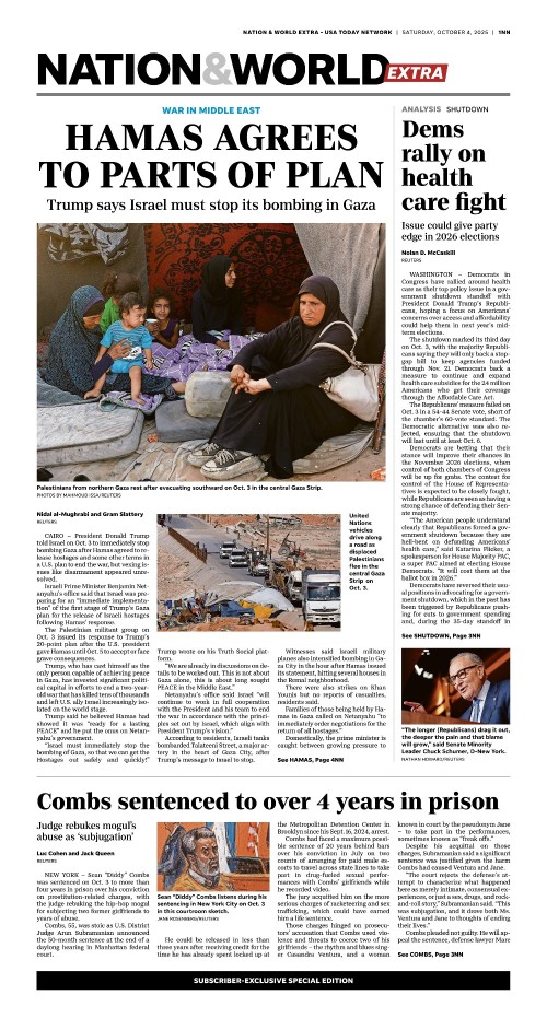 USA Today – October 4, 2025