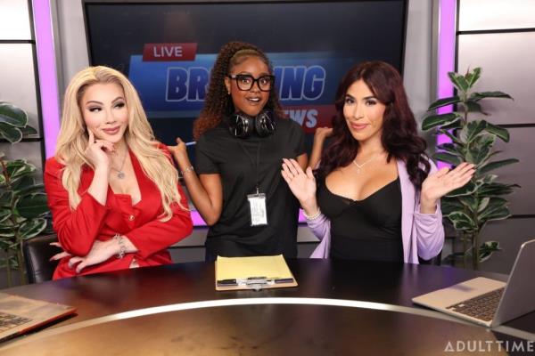 Ariel Demure, Destiny Mira, Avery Lust - This Just In - Jim Powers, Adulttime [FullHD 1080p]