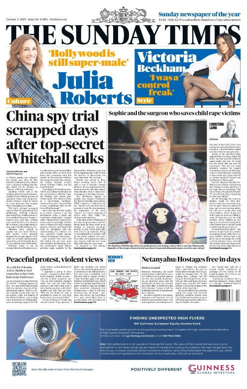 The Sunday Times UK – 5 October 2025
