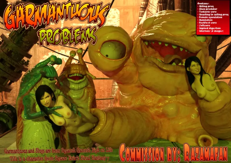 [Umbradiadem] Garmantuous Problems 3D Porn Comic