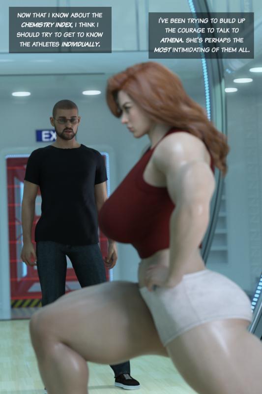 Definemacro - Muscle Girl Mansion Chapter 3 3D Porn Comic