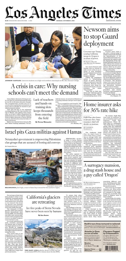 Los Angeles Times - 6 October 2025