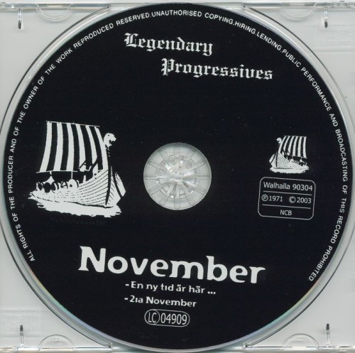 November - En Ny Tid Ar Har / 2a-November (1970,71)(2003) Lossless