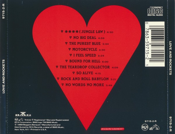 Love And Rockets - Love And Rockets (1989) (Lossless + 320) Love And Rockets - Love And Rockets (1989) (Lossless + 320)