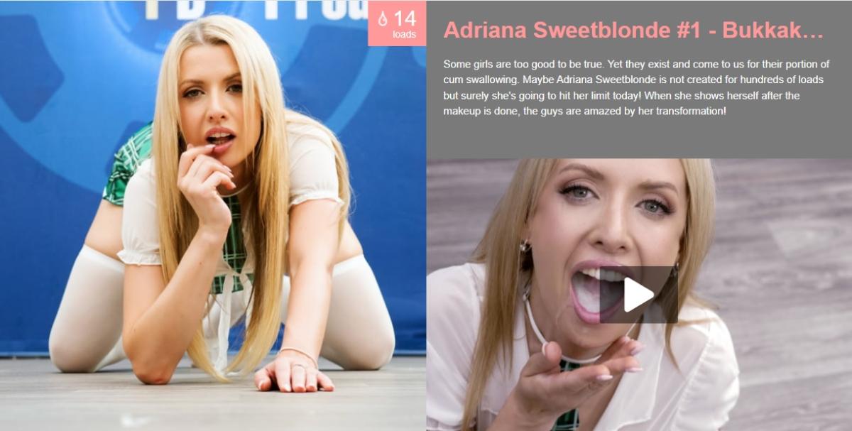 Adriana Sweetblonde #1 - Cam 1 + Cam 2 + Interview + Welcome + BTS + Goodbye