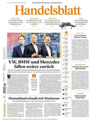 Handelsblatt - 09. Oktober 2025