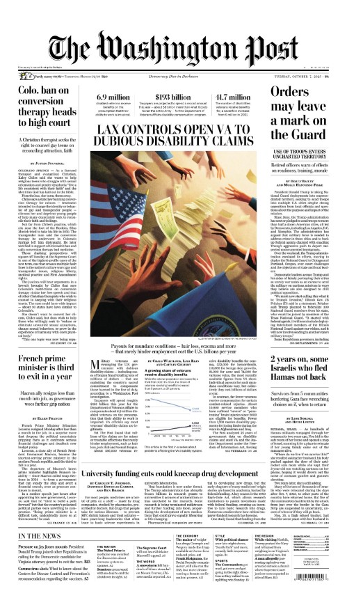 The Washington Post - October 7, 2025
