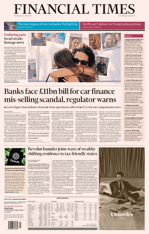 Financial Times UK - 8 October 2025