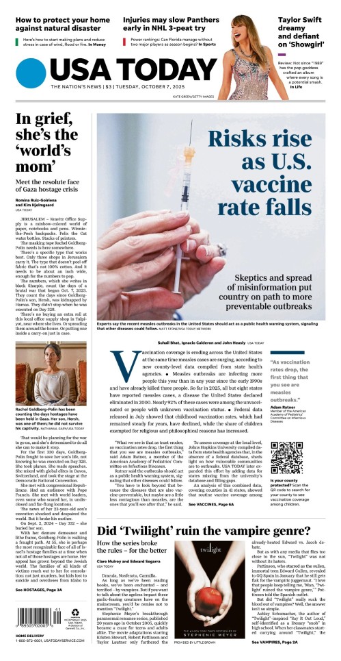 USA Today - October 7, 2025