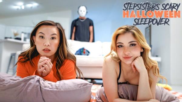 Demi Hawks, Kimmy Kimm - Stepsisters Scary Halloween Sleepover - S30:E6 !!! [SD 360p]