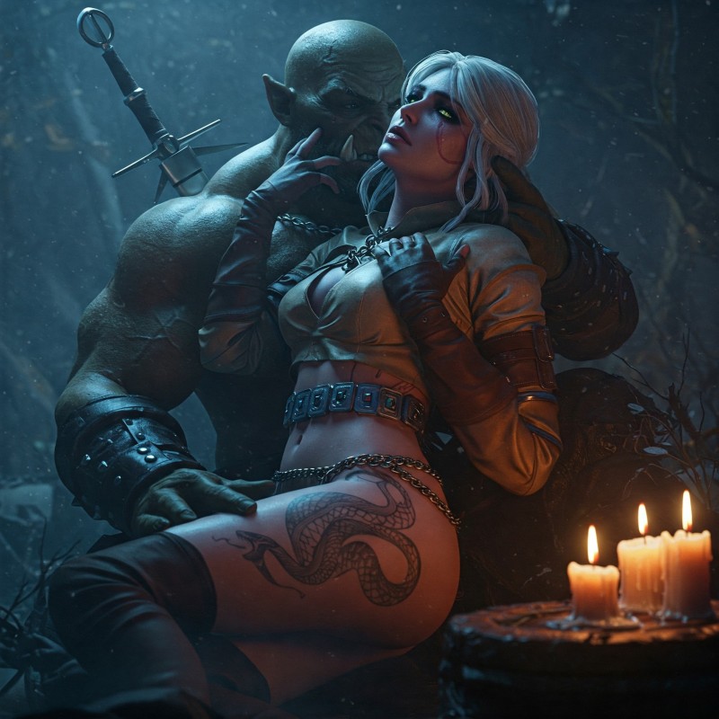 [NightFox] Ciri's Allure 3D Porn Comic