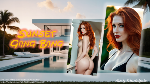 RubberDuckFucker - Sunset Gangbang AI Porn