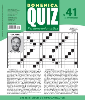 Domenica Quiz N.3849 - 23 Ottobre 2025