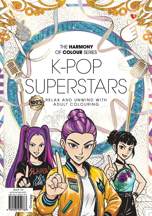 Colouring Book K-Pop Superstars - Book 132 2025