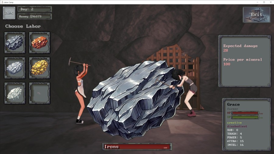 Spankbot - Labor Camp Demo Porn Game
