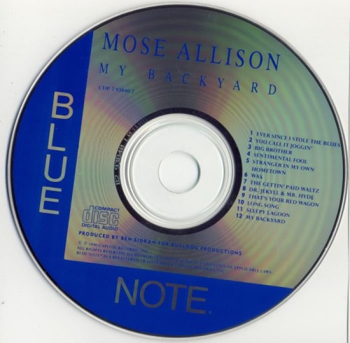 Mose Allison - My Backyard (1990) Lossless Mose Allison - My Backyard (1990) Lossless
