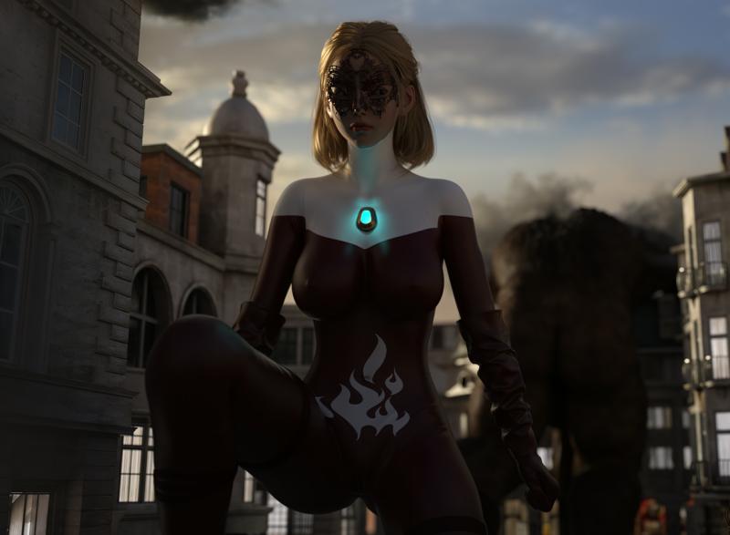 Taohuapuzi - Dark City 4 3D Porn Comic