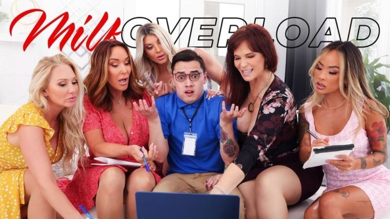 Linda Lan, Syren De Mer, Taylor Wild, Alexis Malone, Rachel Steele - Tech Help Overload